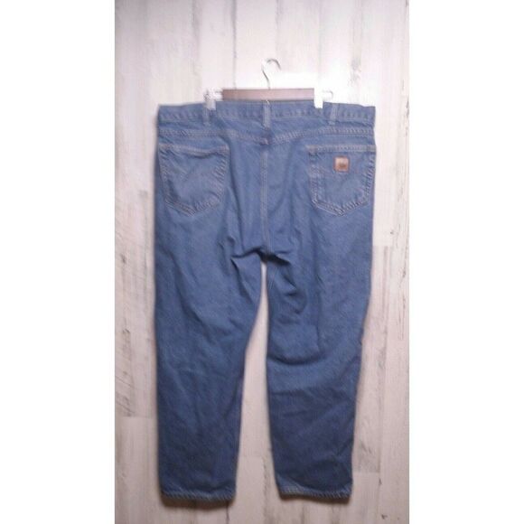 Carhartt Men's Jeans 43x29 (Tag 44x30) Style B17 DST Relaxed Fit Tapered Leg - Picture 5 of 9